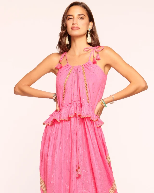 Alma Embellished Coverup Maxi Dress